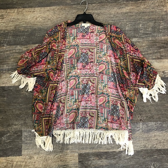 Colorful fringe cardigan - Picture 2 of 2